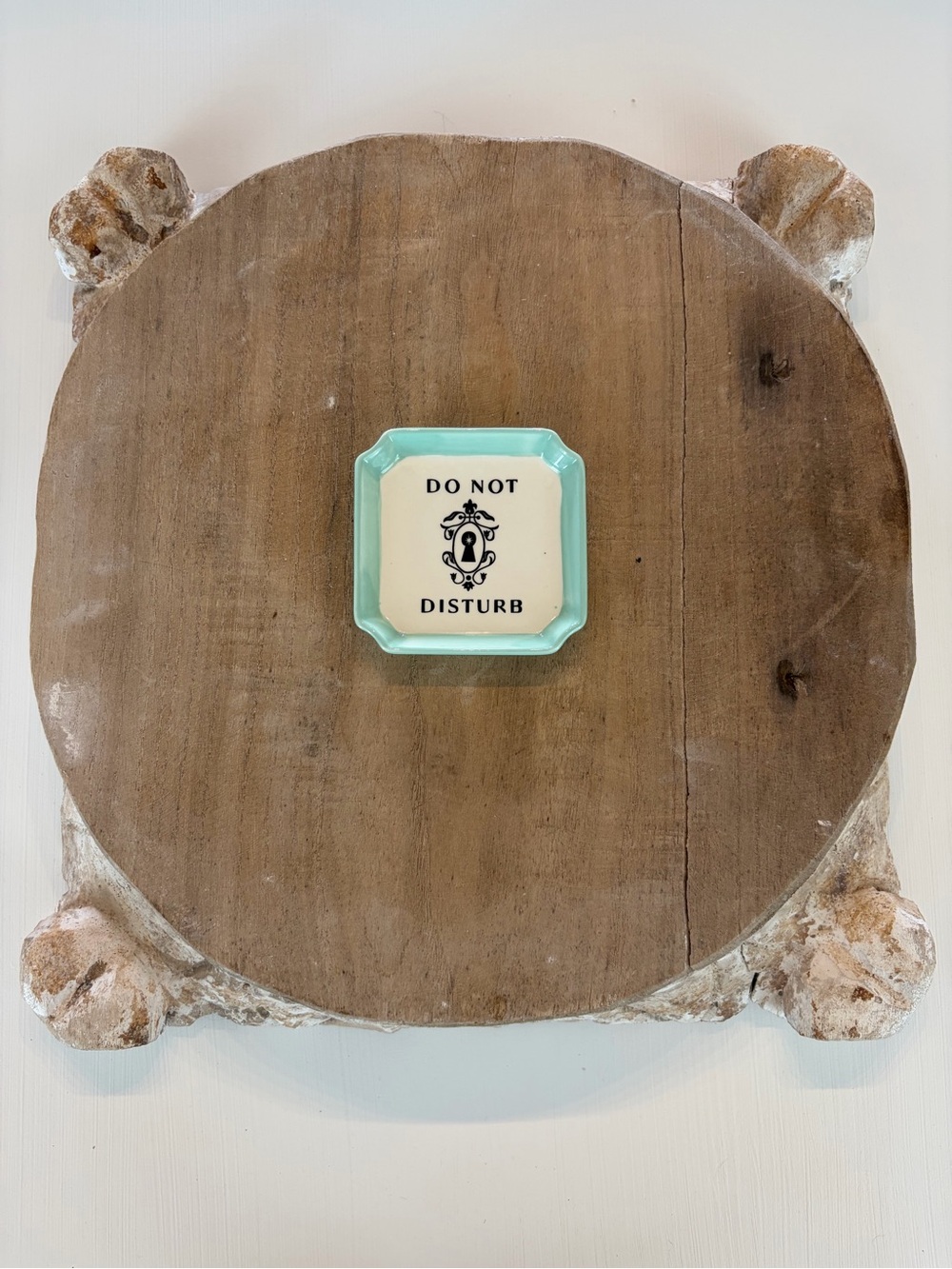 Anthropologie Do Not Disturb Trinket Dish NWT